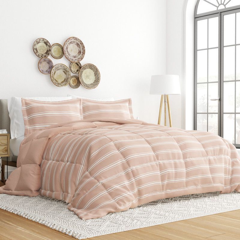 Geometric Modern Reversible Soft Comforter Sets, Down Alternative, Easy Care - Becky Cameron | Target