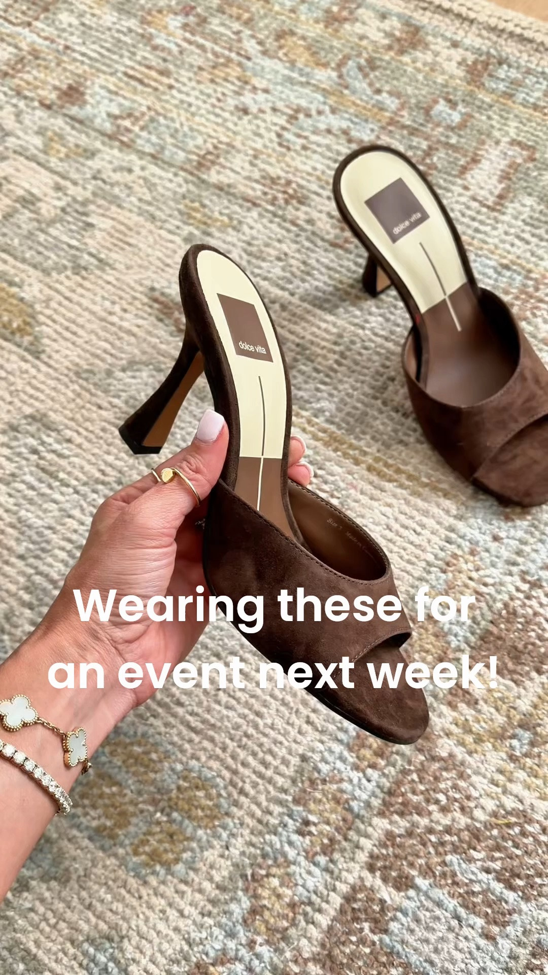 Brown mule heels - I went up half a size. Wearing these to an event next week! Wedding guest outfit. Fall wedding guest. Party outfit. Workwear outfit. Fall shoes. Fall outfits. Fall style. 
#LTKootd #LTKSeasonal #LTKTravel