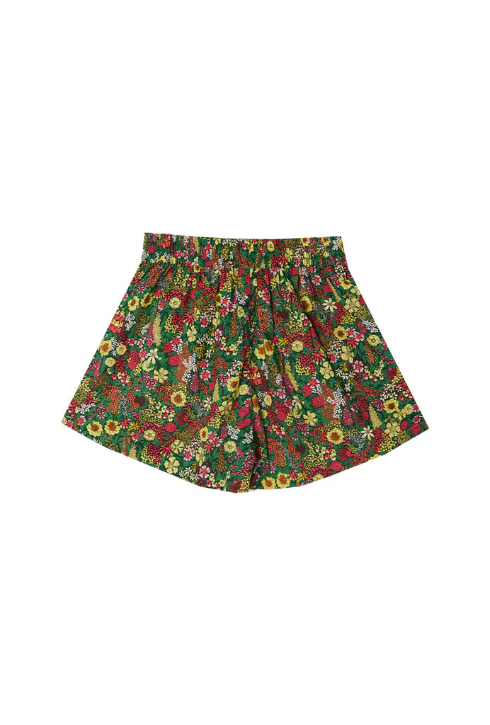 Everyday Shorts - Green Floral | Shop BURU