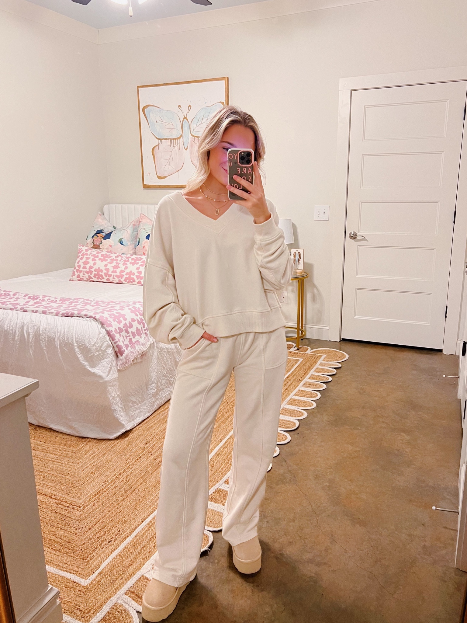  a sucker for a comfy set🫶🏼 wearing a small in the top and XS in the bottom🤍 ON SALE RN!!!

#LTKsalealert #LTKstyletip #LTKfindsunder100