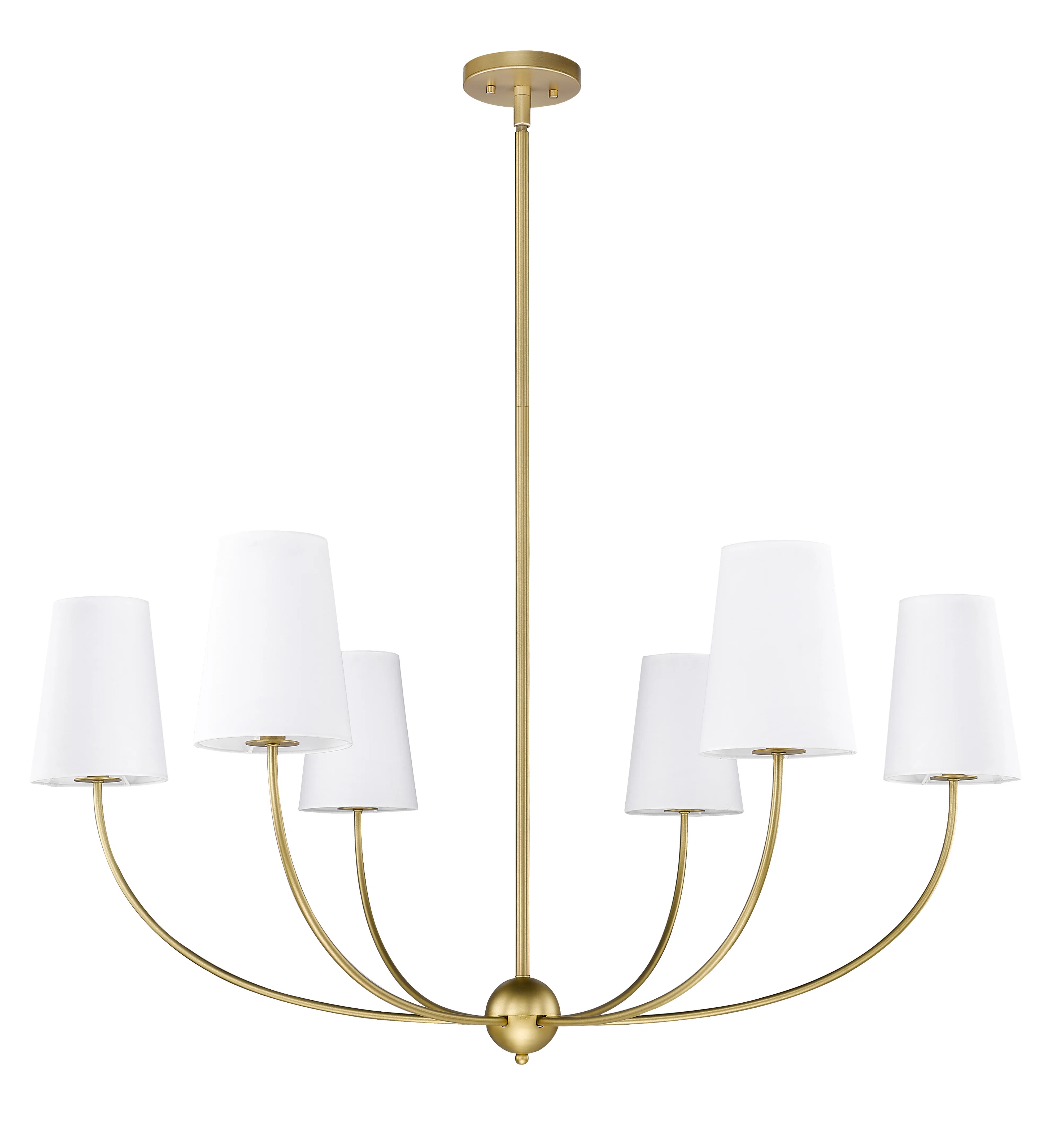 Wade Logan® Caral 6 - Light Shaded Classic Chandelier & Reviews | Wayfair | Wayfair North America