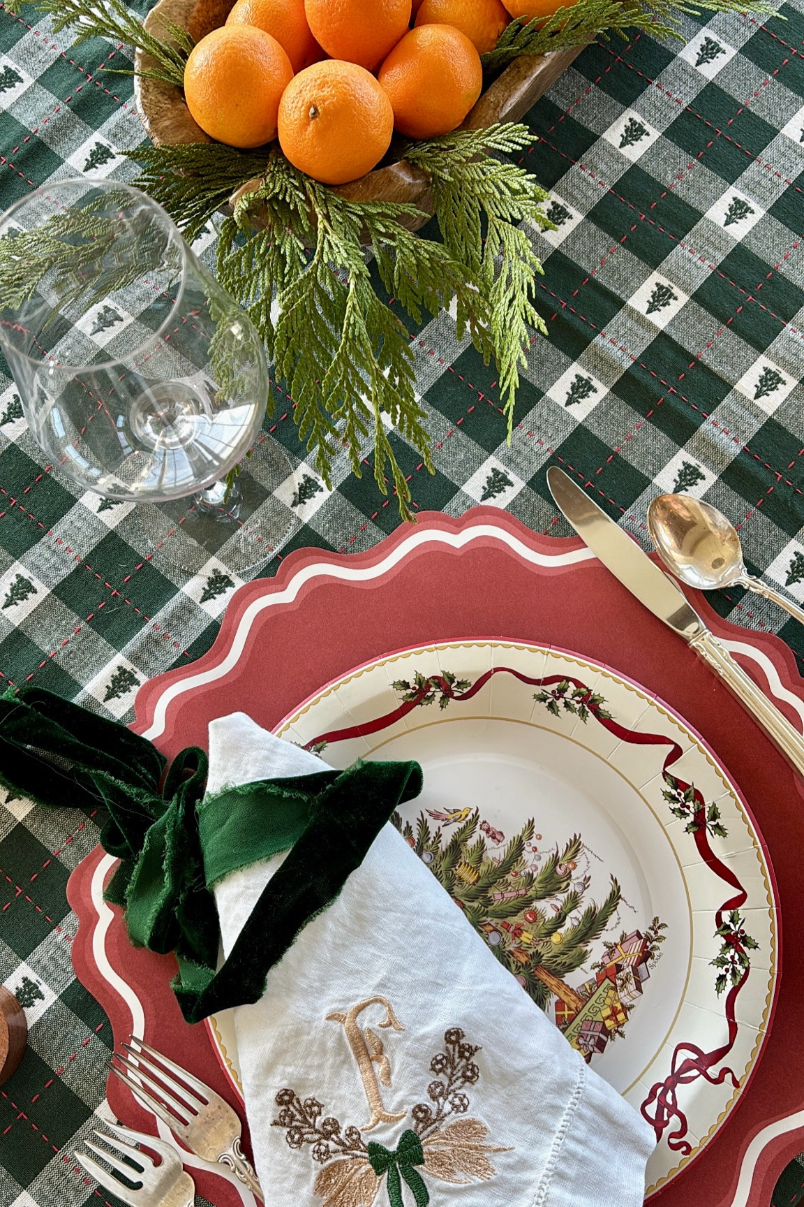 Christmas tablescape coming together!! 

#LTKHoliday #LTKSeasonal #LTKHome