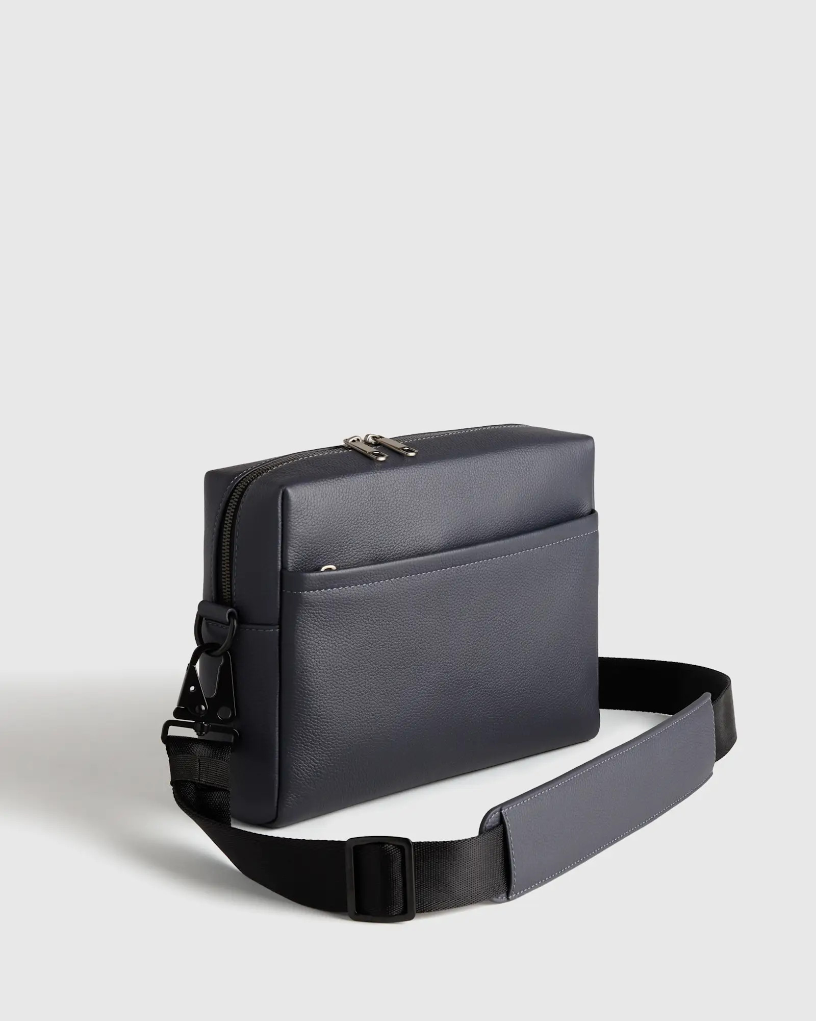Excursion Italian Leather Messenger Bag | Quince