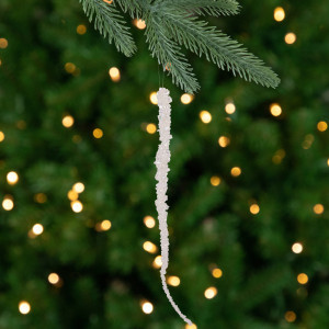 Winter Icicle Christmas Ornament - 12" - Clear | Christmas Central