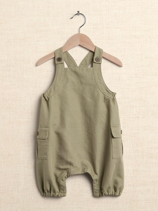 Baby Cotton-Linen Bubble Romper | Banana Republic (US)