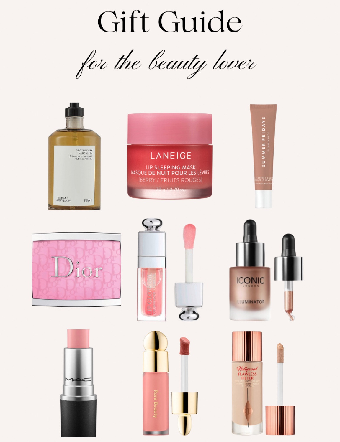 Gifts for the beauty lover
#giftsforher #beautygifts #giftsforgirls #giftguide #sephora

#LTKunder50 #LTKbeauty #LTKGiftGuide
