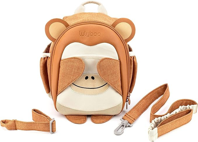 Lulyboo Toddler Backpack and Detachable Wrist Tether - 3-Point Harness, PARENT | Amazon (US)