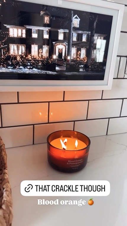 This candle is the perfect way to cozy up your space! The blood orange and the three wood crackling wicks are so good!!

#LTKdayinmylife #LTKHome #LTKSaleAlert