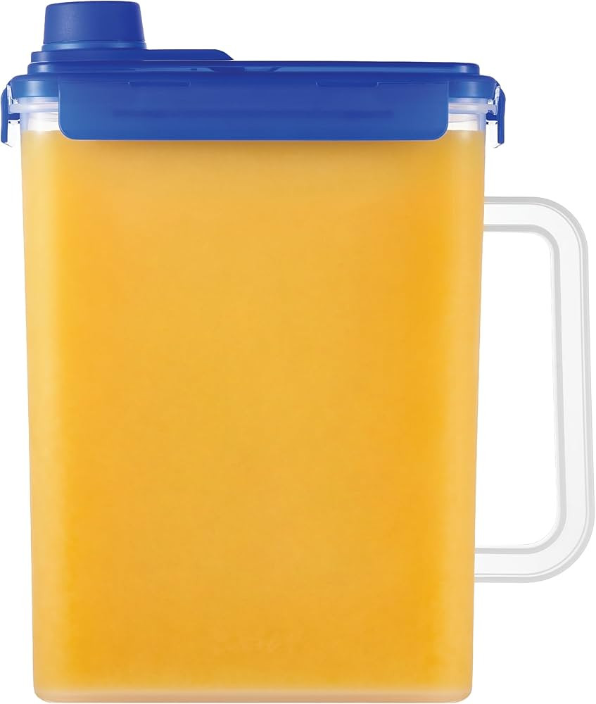 LocknLock Aqua Fridge Door Water Jug | Clear Pitcher | BPA Free Plastic Pitcher with Lid | 1 Gall... | Amazon (US)