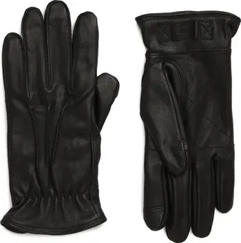 Three-Point Leather Tech Gloves | Nordstrom Canada