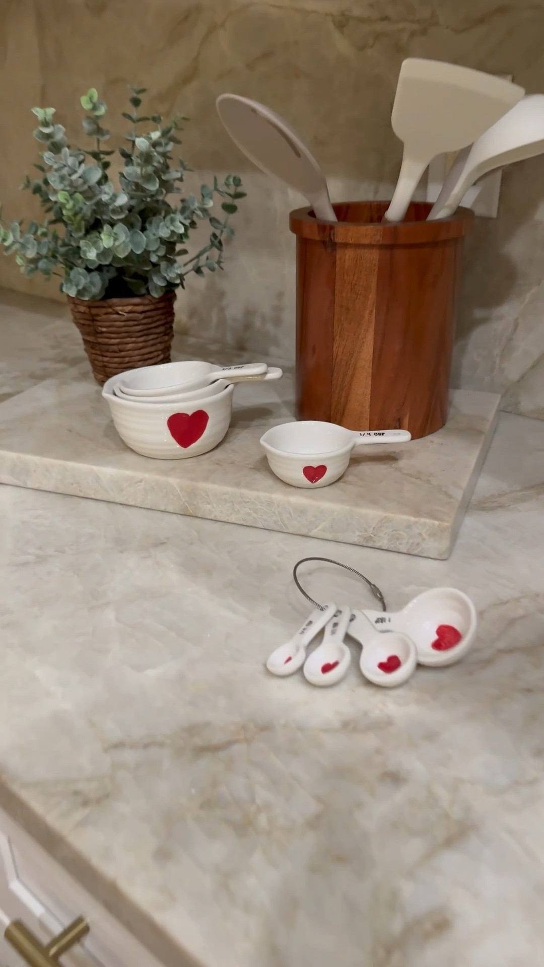 I love these heart measuring cups and spoons!  Kitchen decor, Valentine’s Day decor 

#LTKSeasonal #LTKHome #LTKdayinmylife