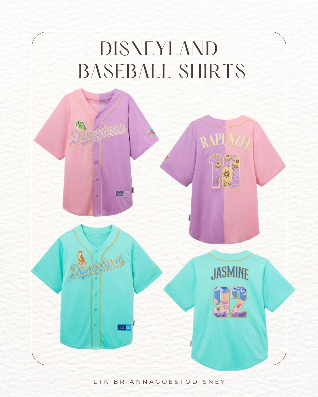 Disneyland Baseball Shirts for Adults

Jasmine | Aladdin | Rapunzel | Tangled | Belle | Beauty & the Beast | Tiana | Princess & the Frog | Disney parks | what to wear to Disney | matching Disney shirts

#LTKmomlife