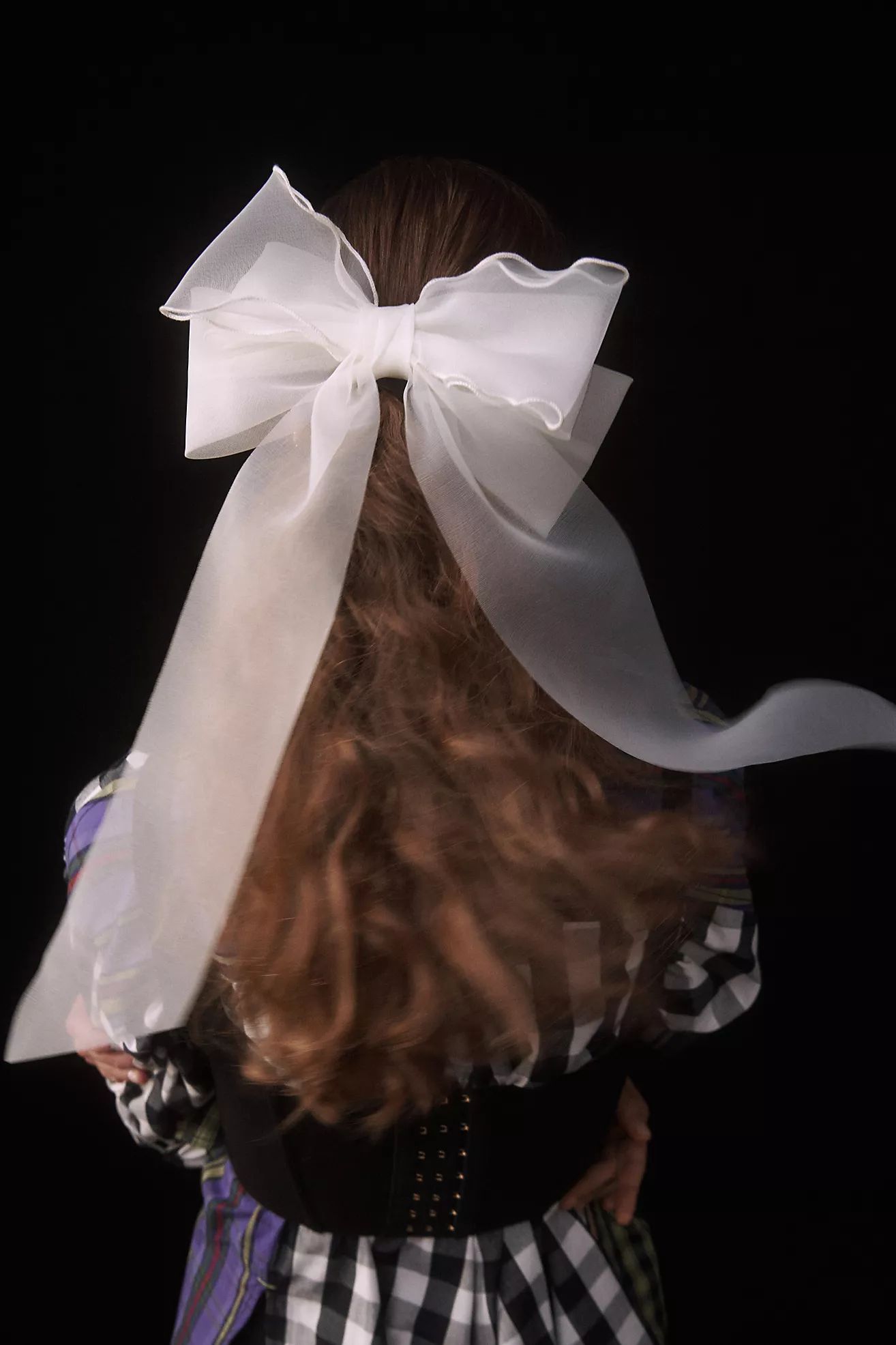 Oversized Chiffon Hair Bow Clip | Anthropologie (US)