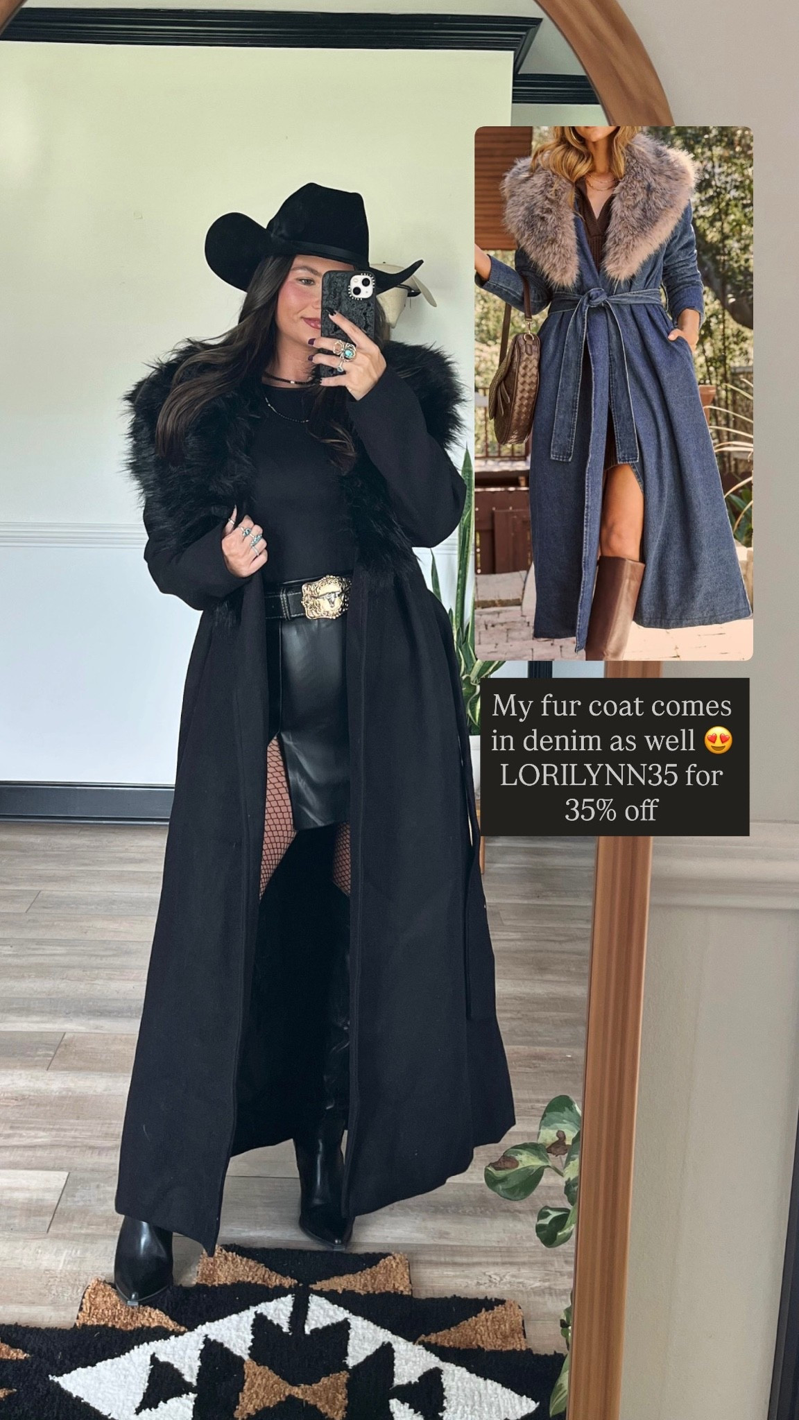 Save 35% on both coats, skirt, top, and boots with code LORILYNN35

Wearing xs in all

#LTKootd #LTKgrwm #LTKSaleAlert