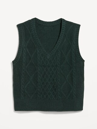 SoSoft Cable-Knit Vest | Old Navy (US)