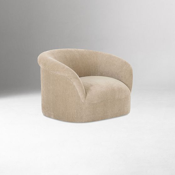 Thalina Lounge Chair, Beige | West Elm (US)