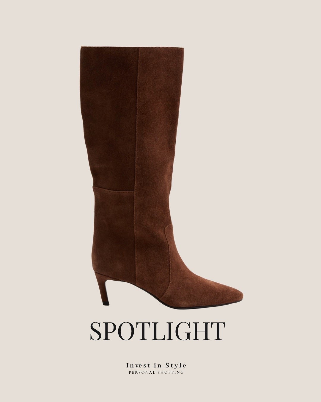 This is an incredible value long suede boot. 
Trust me , hard to find! 
Suede feels beautiful 
Colour is a soft cinnamon brown and the heel height comfortable  £90

#LTKuk #LTKautumn #LTKshoes