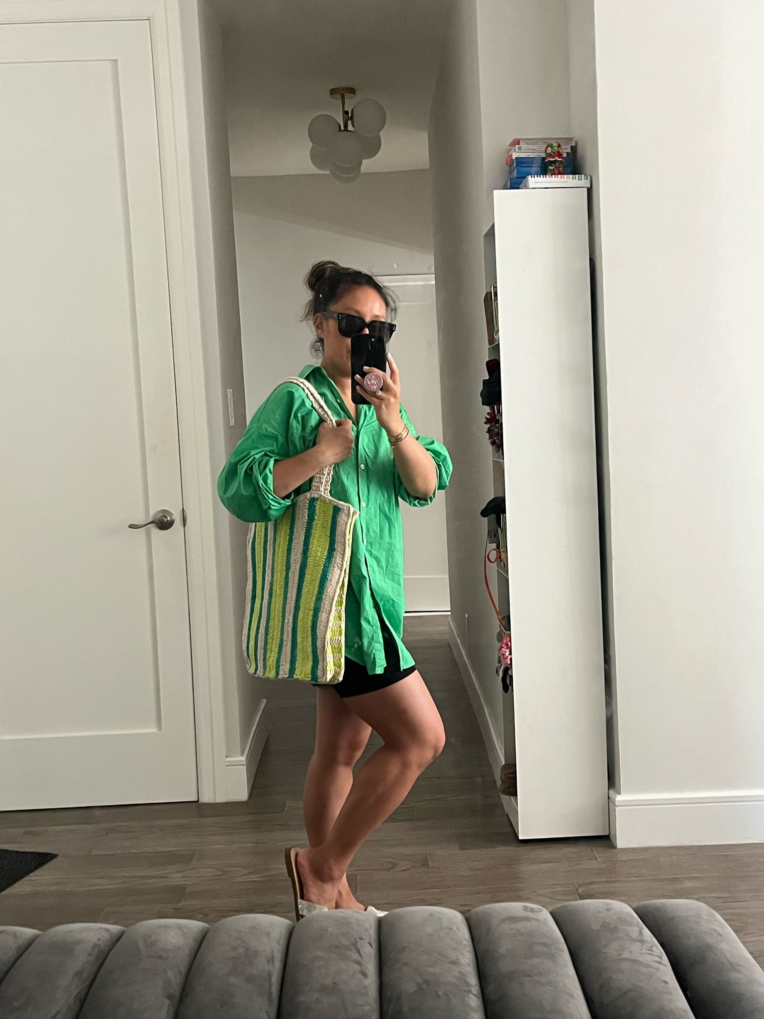 Beach ready with this bag. Amazing price. The shirt’s on sale. Super oversized. I’m wearing an xs/s.

#LTKItBag #LTKTravel #LTKShoeCrush