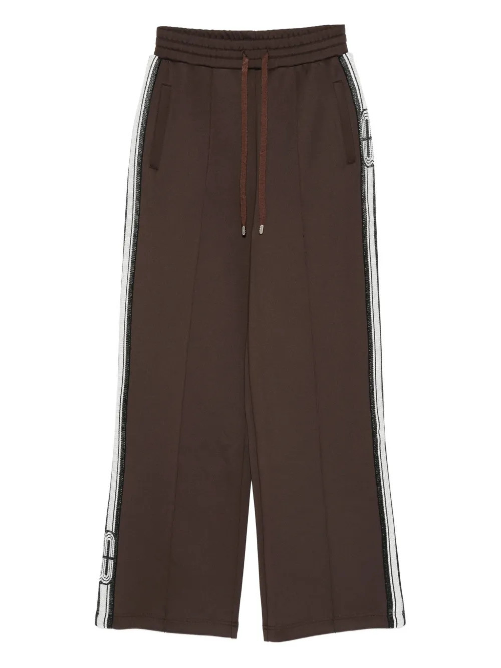 Maje drawstring track pants - Brown | Farfetch Global