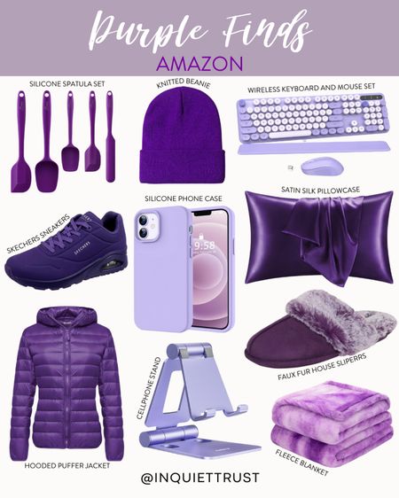 Here are some purple finds in tech, home, fashion, and more for my fellow purple lovers!
#kitchenessentials #wintermusthaves #shoeinspo #bedroomrefresh

#LTKSeasonal #LTKhome #LTKstyletip