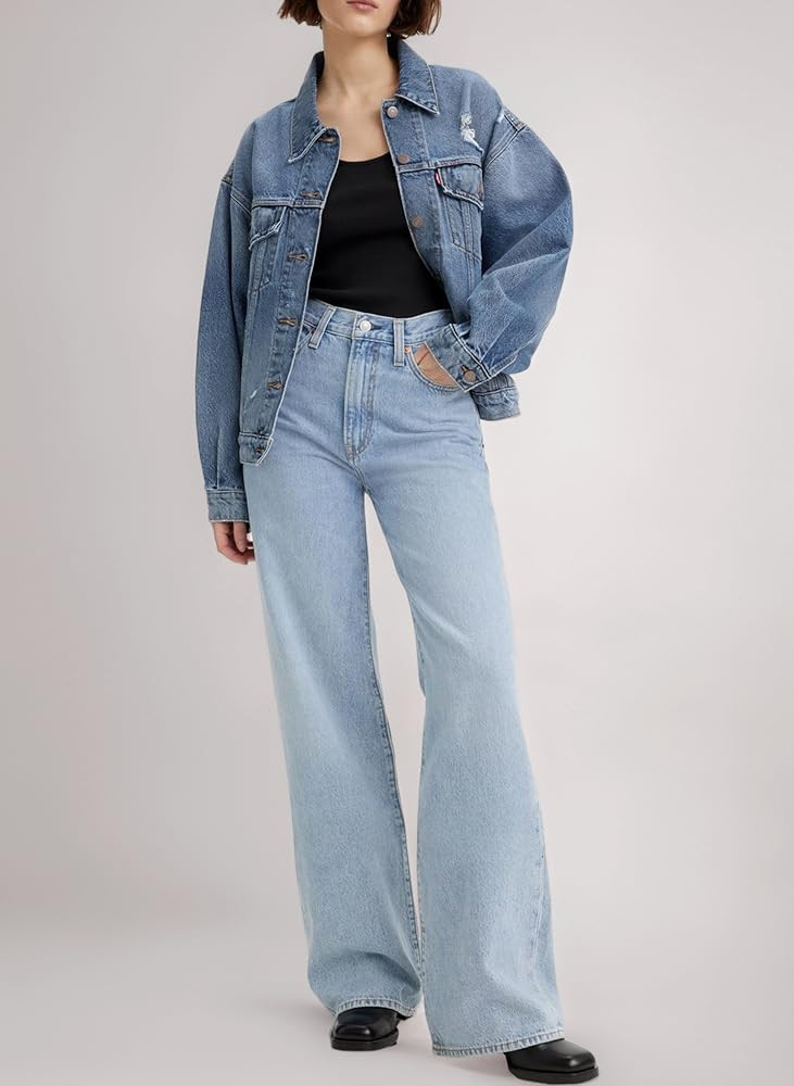 Levi's Women's Ribcage Wide Leg Jeans | Amazon (UK)