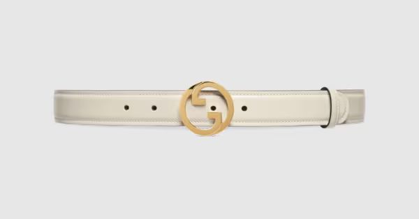 Gucci Belt with round Interlocking G | Gucci (US)