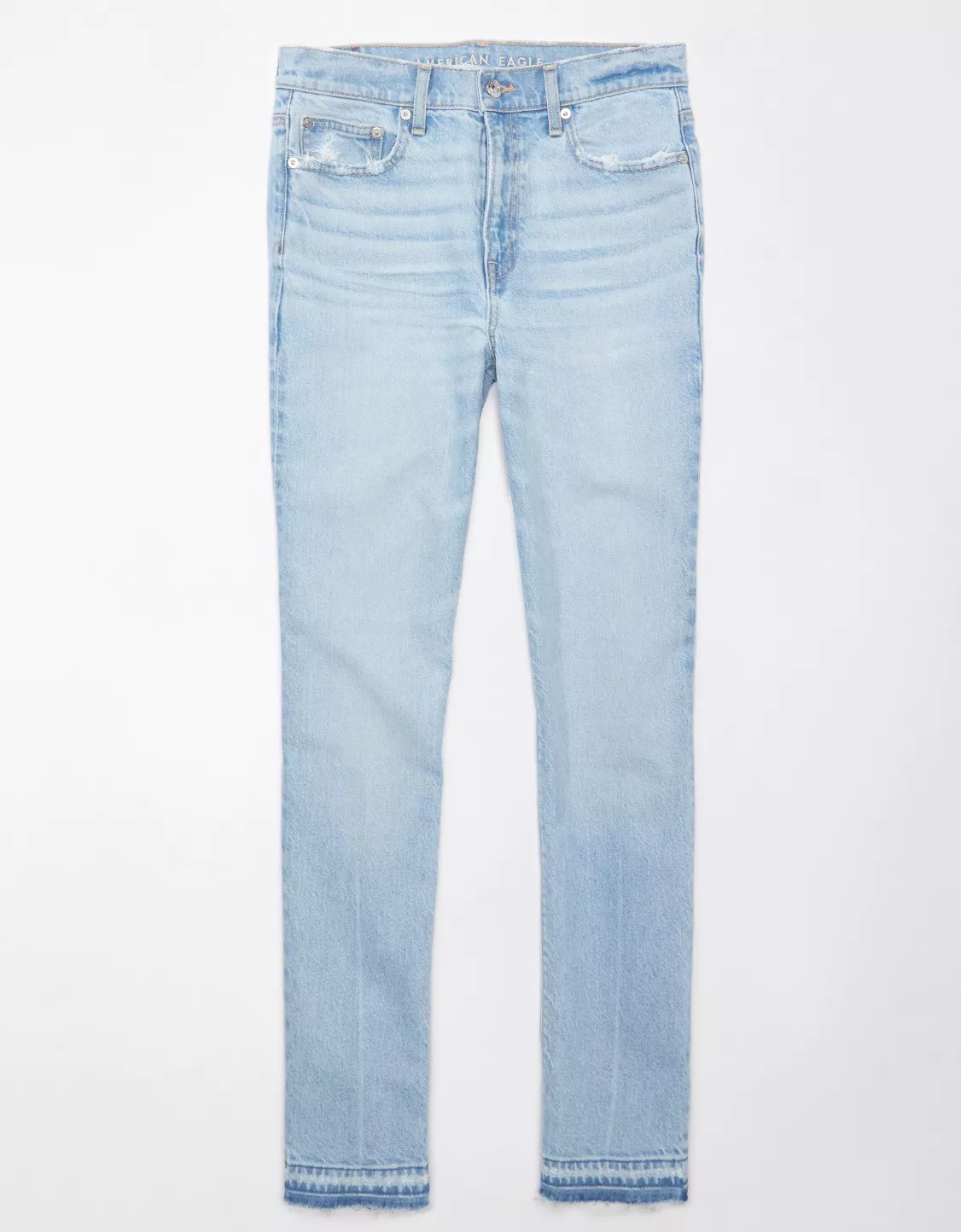 AE Stretch Super High-Waisted Straight Jean | American Eagle Outfitters (US & CA)