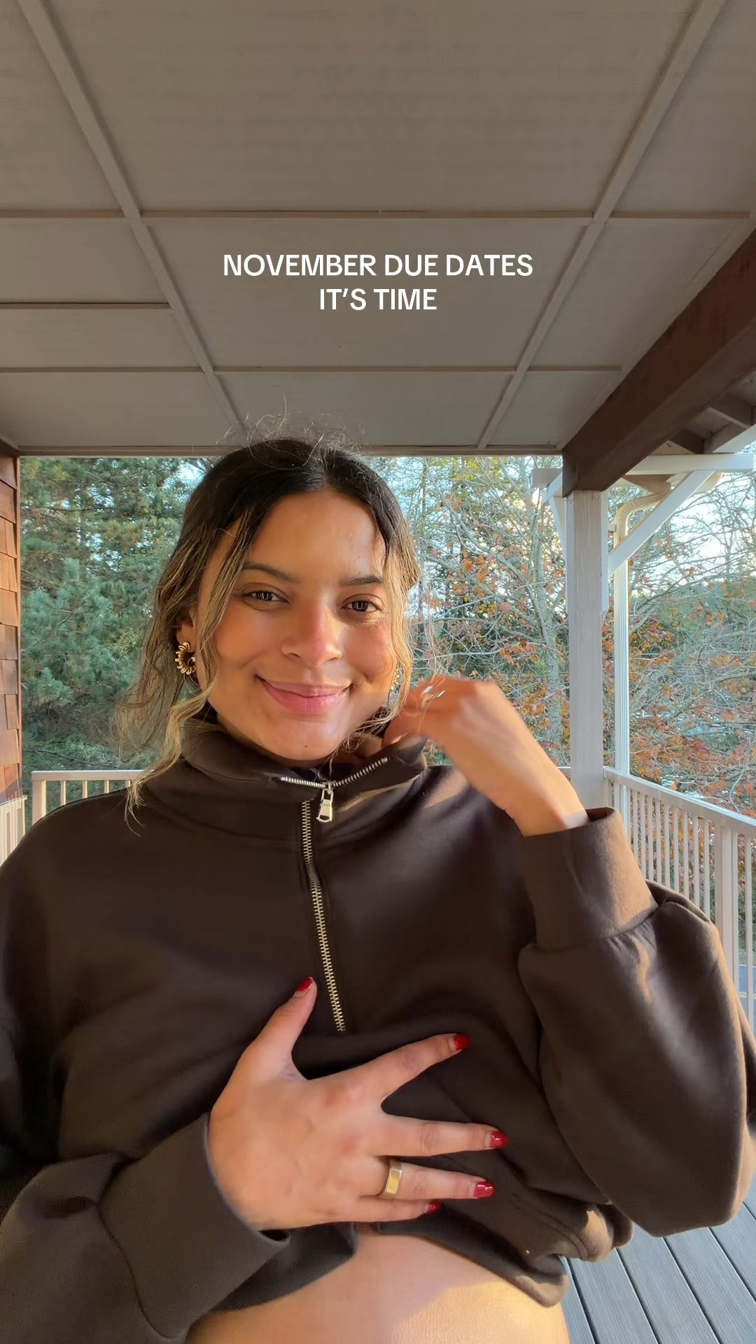 My go-to brown half zip I’ve been living in this pregnancy. Soft, cozy, bump-friendly, and perfect for errands, lounging or working from home. I sized up one for the third trimester but it’s already oversized!

#LTKBump #LTKmomlife #LTKootd
