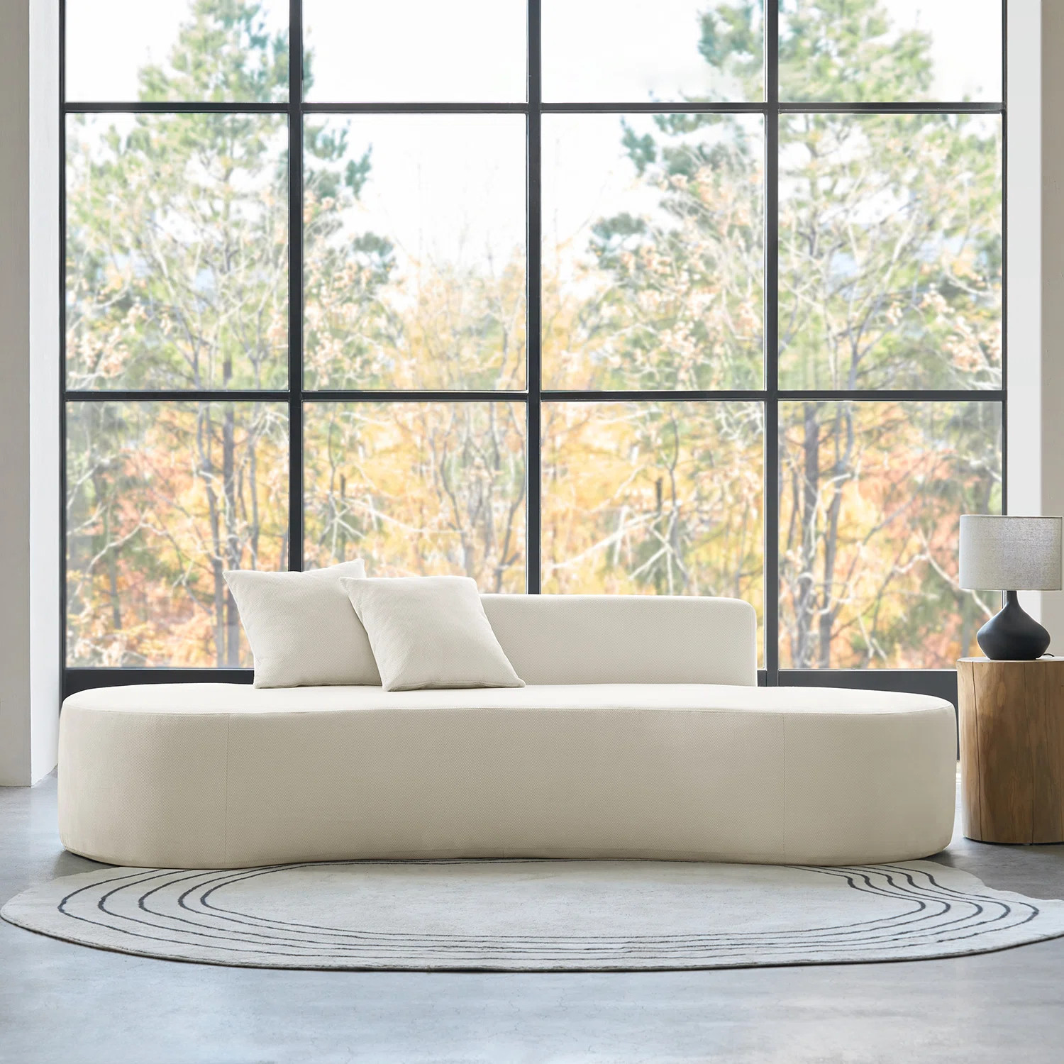 Nerio 94" Modern No Assembly Required Compressed Cloud Sofa | Wayfair North America