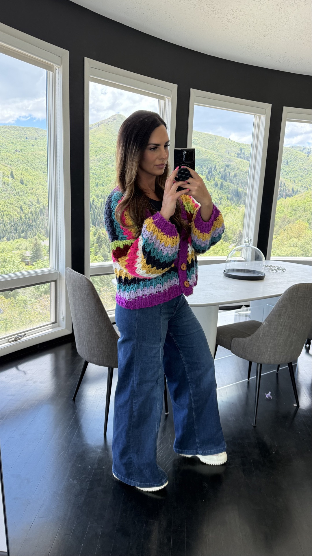 Grandma sweater + mom jeans 🫶🏼

#LTKootd #LTKmomlife #LTKgrwm