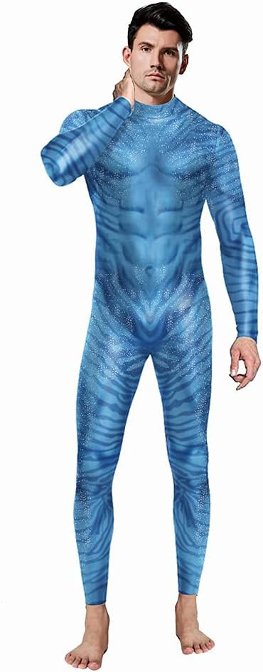 Quenny men and women anime cosplay costumes,Halloween avatar digital print tights,performance suits. | Amazon (US)