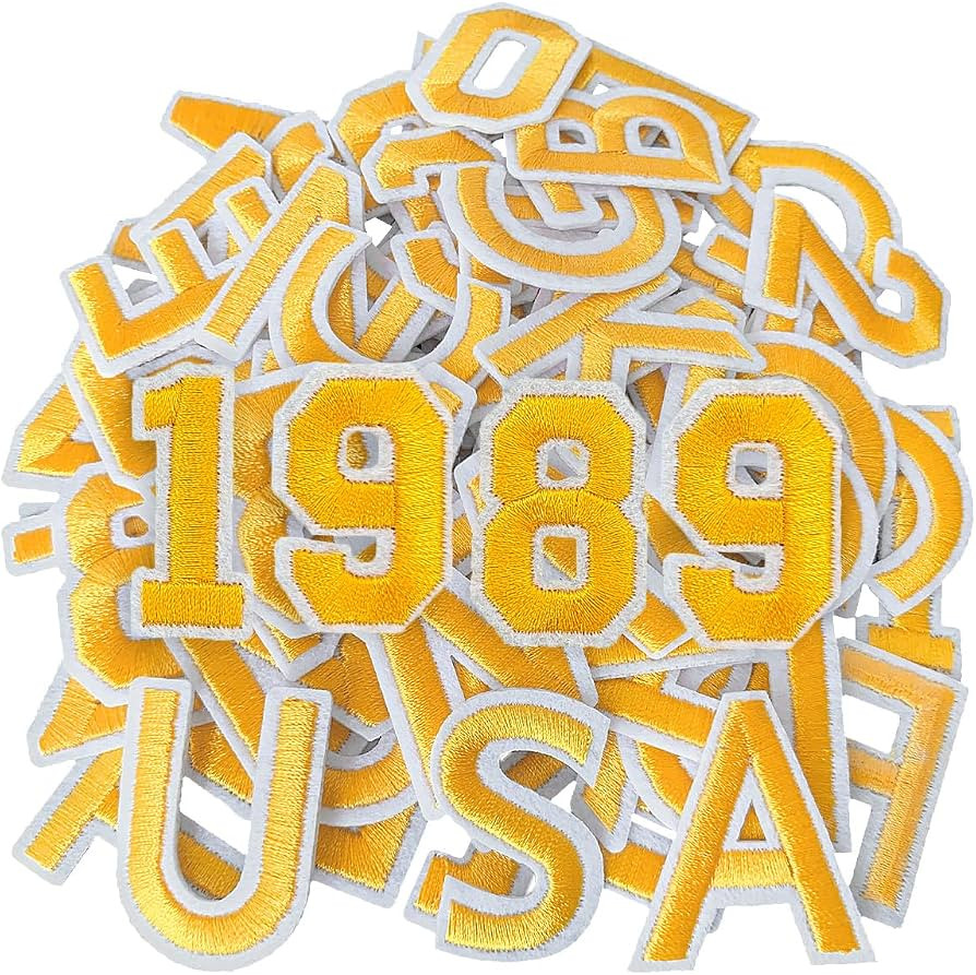72Pcs 1.5 Inch Iron on Letter Patches, Numbers 0-9, Letters A-Z Embroidered Applique Patches for ... | Amazon (US)