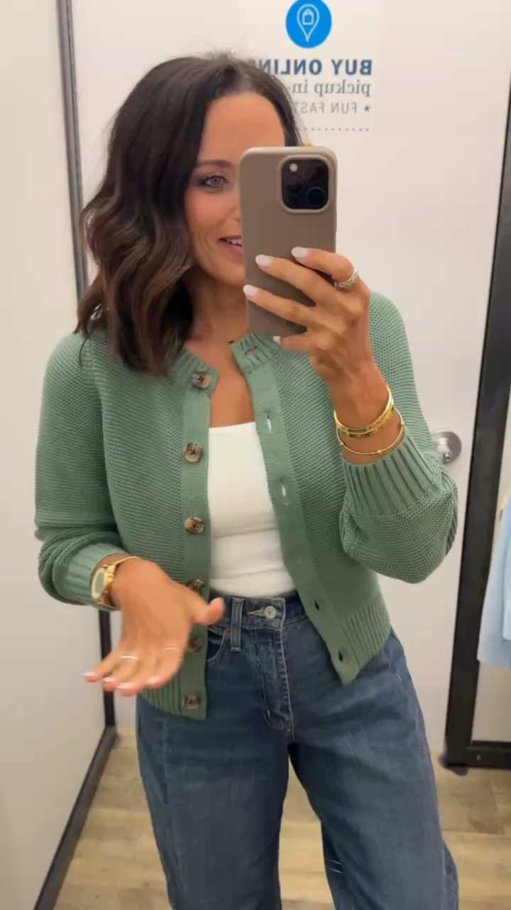 This green cardigan is such a pretty color for spring. The tortoise shell buttons make it feel a little more elevated, but it’s still the perfect everyday basic you’ll reach for all the time. Easy to dress up or down and layer with so many outfits. Wearing a size small.

#springcardigan #everydaybasics #springstyle #cardiganstyle #affordablestyle #everydayoutfit #layeringpieces #closetstaples #ltkstyle #ltkfashion #ltkfinds

#LTKPetite #LTKOver40 #LTKmomlife