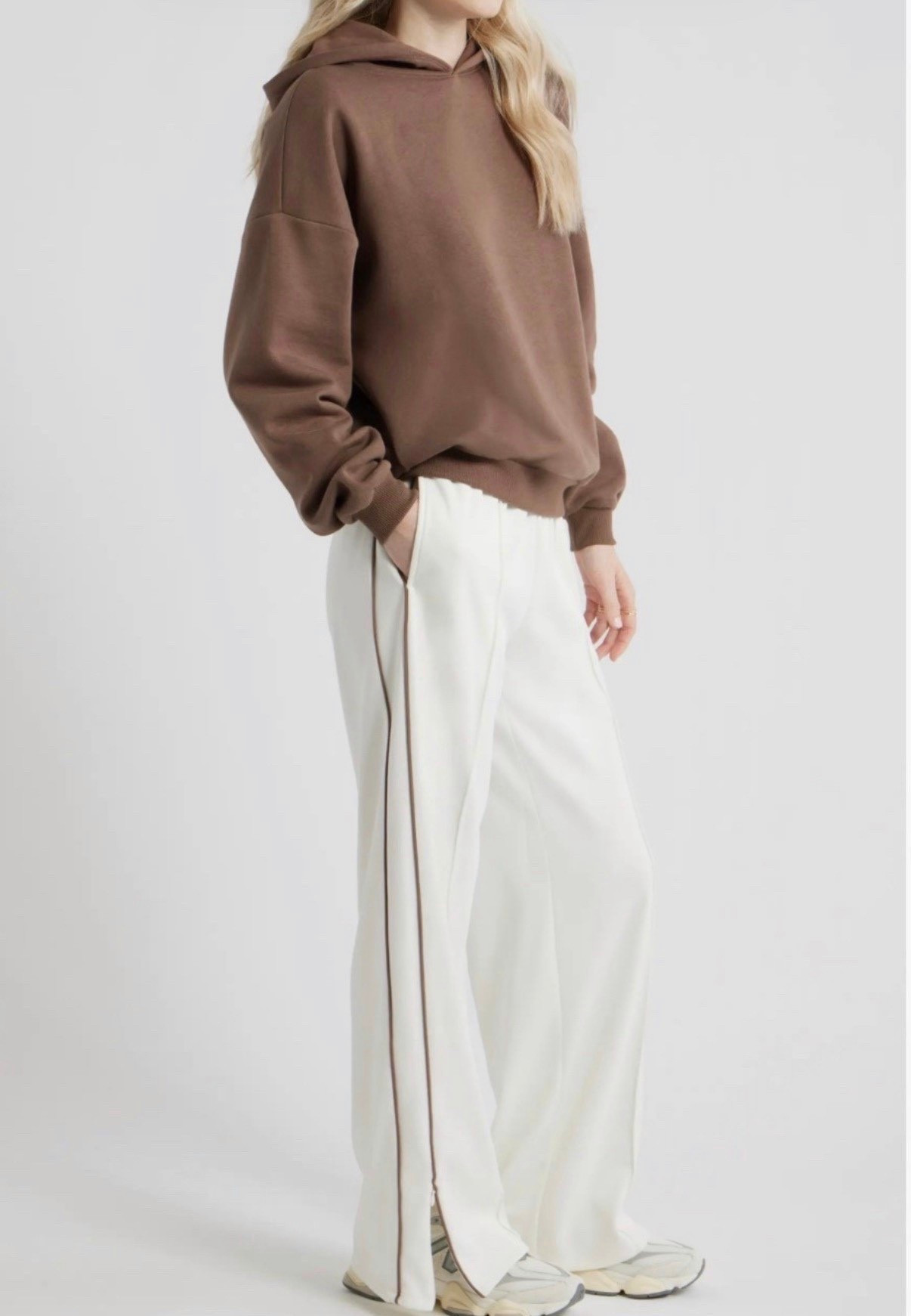 Track pants
Wide leg track pants 

#LTKActive #LTKfitnessgoals