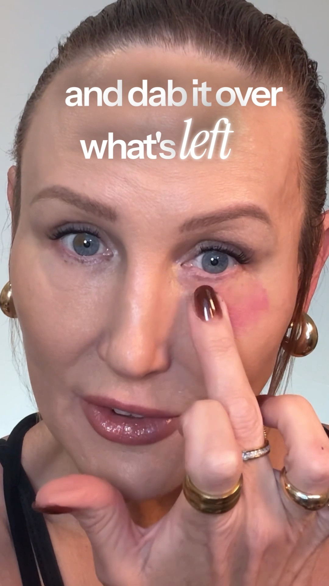 This is how I conceal a yellow-green bruise that's five days into healing. I demonstrate using color correction by applying a lavender purple shade opposite on the color wheel, followed by concealer and translucent powder to completely hide the discoloration. I explain the color wheel technique for concealing any facial discoloration, whether it's bruises or blemishes. #bruises #concealer #bruisehealing #makeup #skincare 