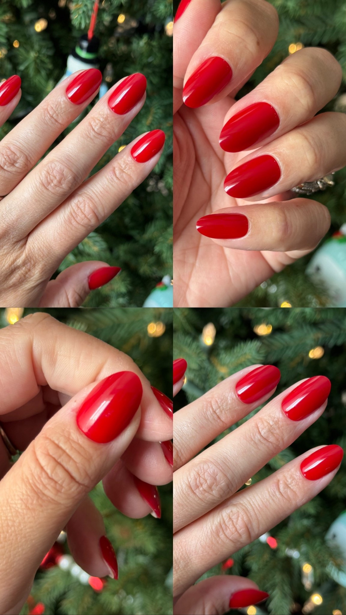 Red nails just scream holidays. These press ons went on in minutes and will easily last me through the week (I applied with tabs) maybe longer but I usually get tired of the same color fast. Perks of doing your nails at home, you can change them up anytime. 

Press ons: Secret Recipe (sadly sold out but available in gel and long lasting polish)

You can save 20% off your first Mai system purchase at Olive & June with code illysmani20

#LTKHoliday #LTKGiftGuide #LTKBeauty