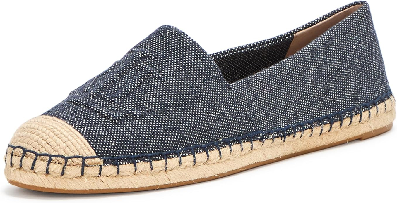 Lauren Ralph Lauren Womens Cameryn Cross-Dyed Canvas Espadrille | Amazon (US)