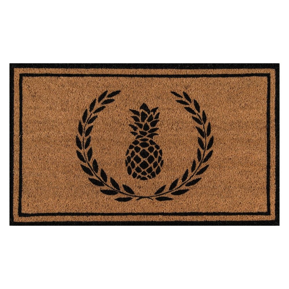 1'6""X2'6"" Fruit Woven Door Mat Black - Erin Gates By Momeni, Adult Unisex | Target