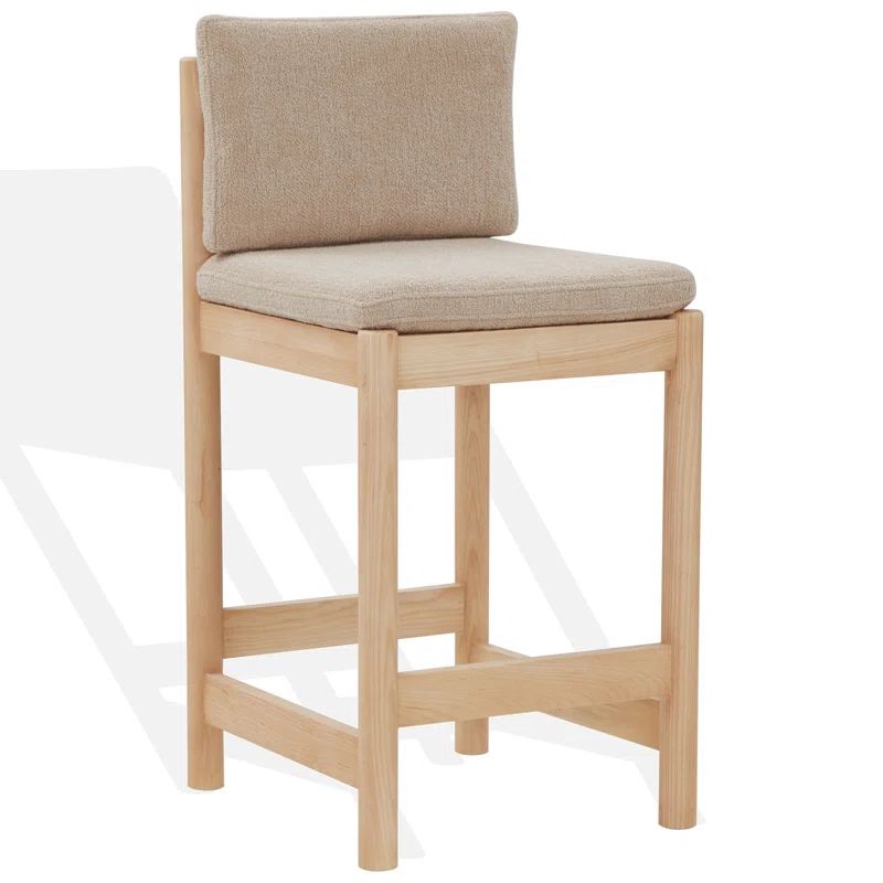 Novelyn Boucle Counter Stool | Wayfair North America