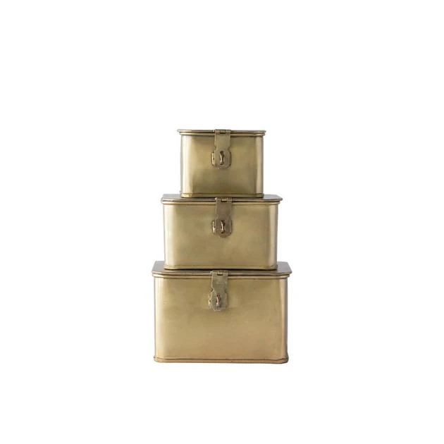 Brass Box Set of 3 | Nigh Road