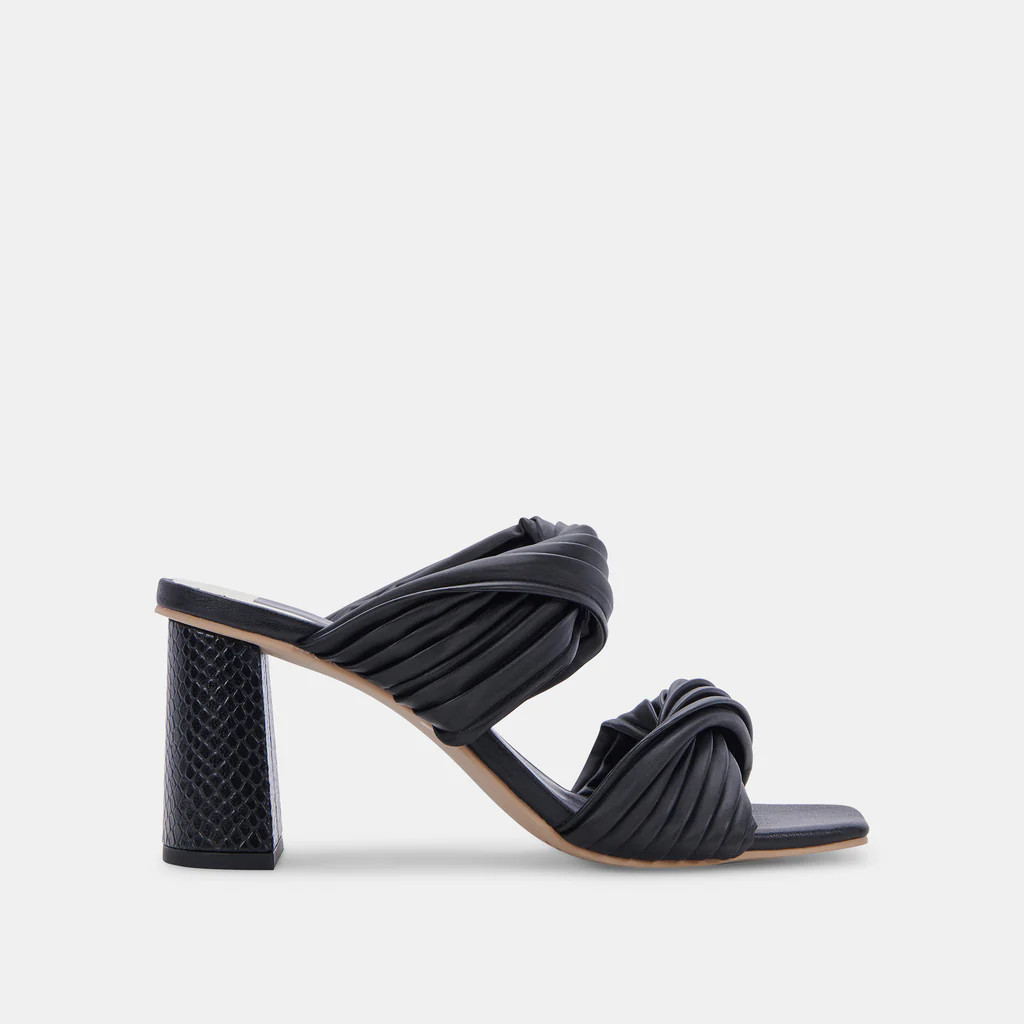 PILTON HEELS BLACK STELLA | DolceVita.com