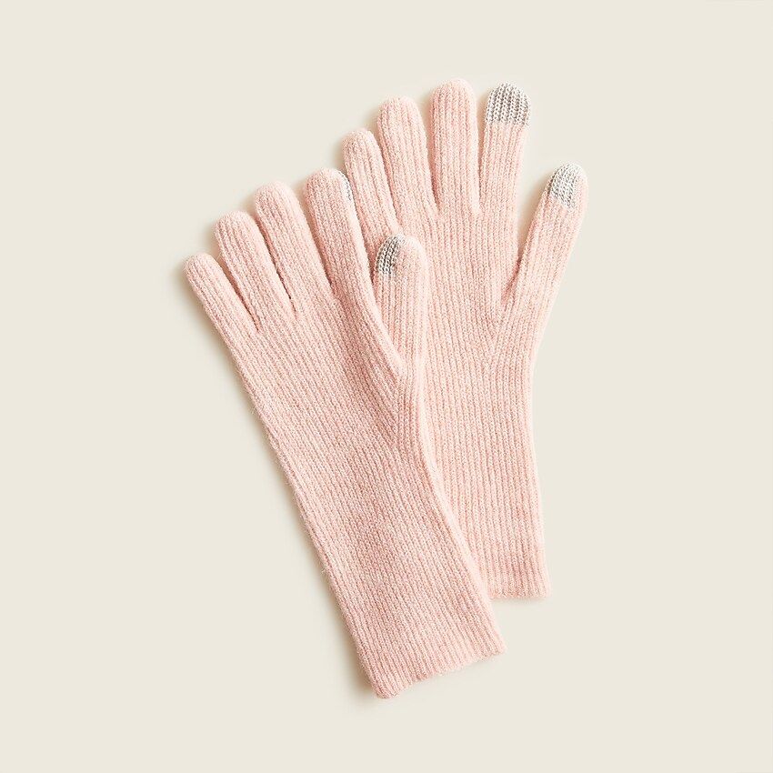 Ribbed touch-screen gloves in supersoft yarn | J.Crew US