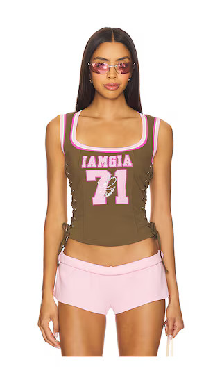 Noa Top in Green | Revolve Clothing (Global)