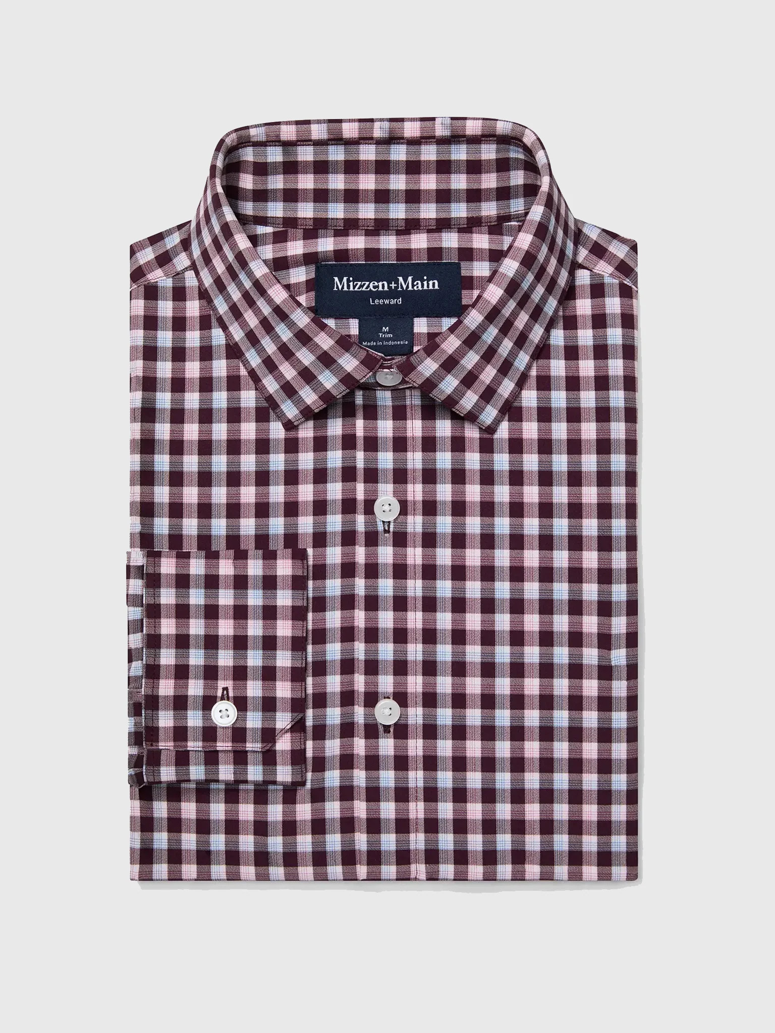 MIZZEN+MAIN
                      
                     Men's Trim Leeward Dress Shirt | Saint Bernard
