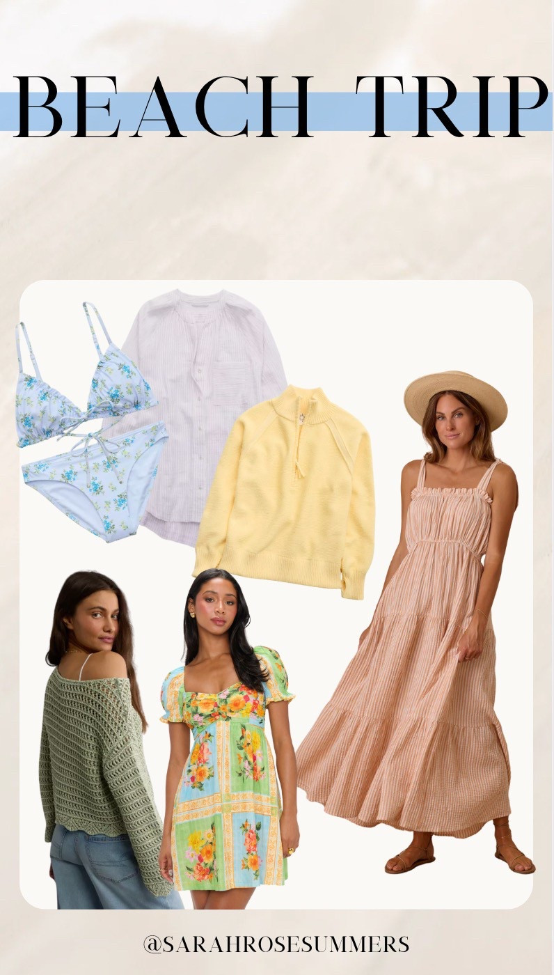What I’m ordering for our upcoming family beach trip. Women’s vacation looks and outfits. Swimsuit and swimsuit coverups. Dresses for beach. Aerie use code springltk20 for 20% off. 

#LTKSwim #LTKStyleTip #LTKSaleAlert