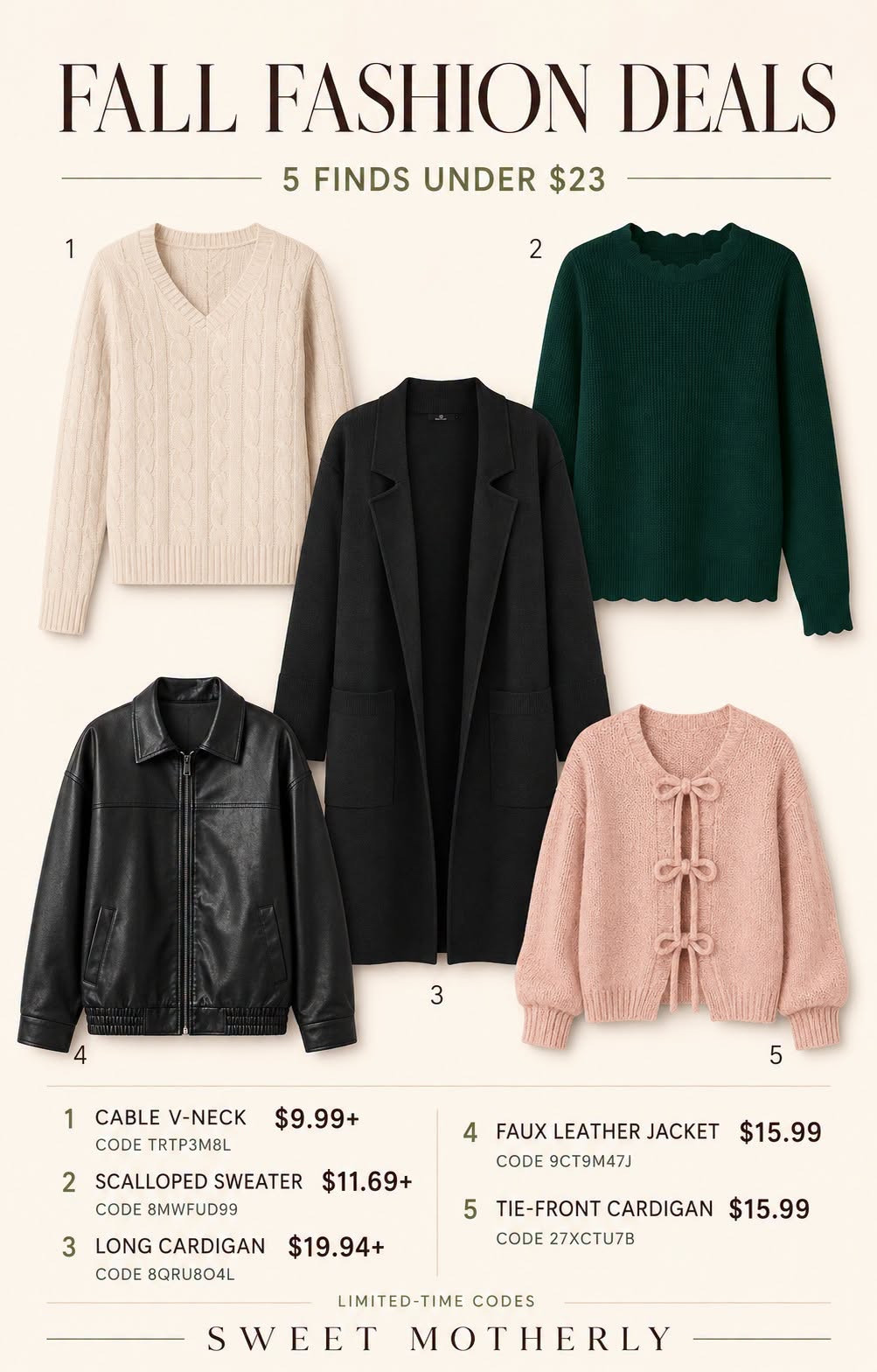 Fall fashion deals

women’s fall outerwear
lightweight autumn jackets
chic layering pieces
transitional weather coats
casual fall jackets
women’s barn coats
quilted seasonal jackets
classic trench coats
elevated everyday layers
cozy autumn outerwear

#LTKootd #LTKSeasonal #LTKSaleAlert