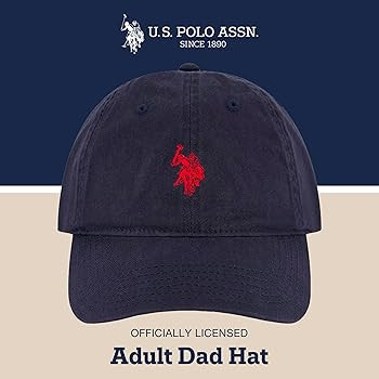 U.S. Polo Assn. Baseball Cap, 100% Cotton Adjustable Dad Hat with Small Pony Logo | Amazon (US)