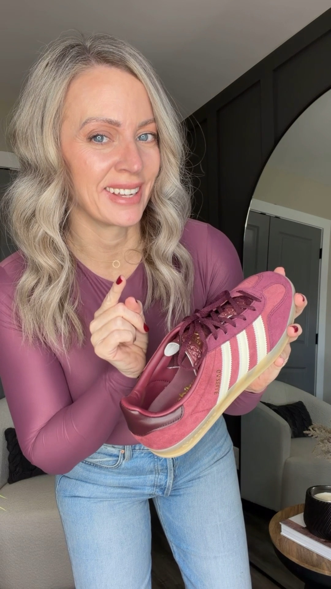My sneakers are on sale for $60! 

Adidas gazelle, casual sneakers, burgundy, sneakers

#LTKootd #LTKSaleAlert #LTKOver40