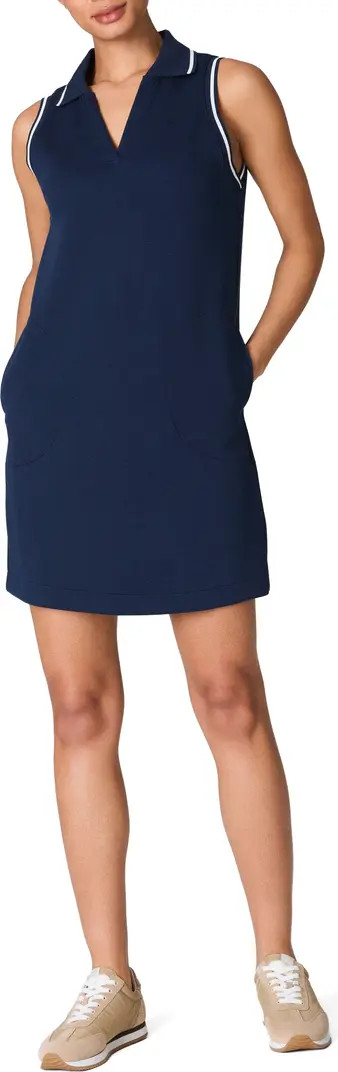 SPANX® Airpiqué Sleeveless Polo Dress | Nordstrom | Nordstrom