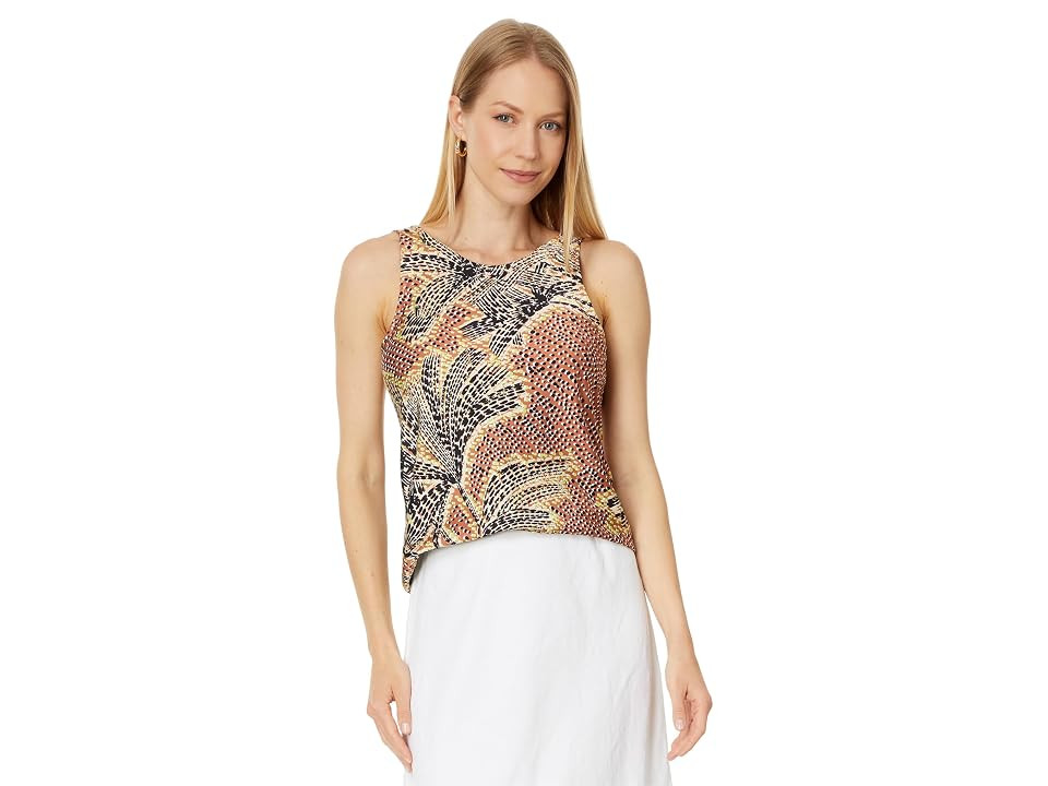 NIC+ZOE Dotty Palms Tank (Neutral Multi) Women's Clothing | Zappos